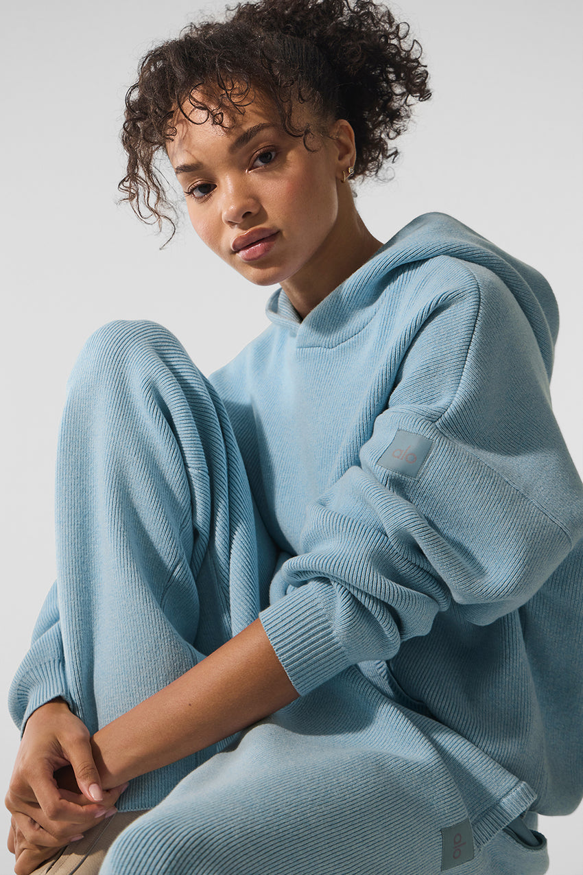 Scholar Hooded Sweater - Ivory