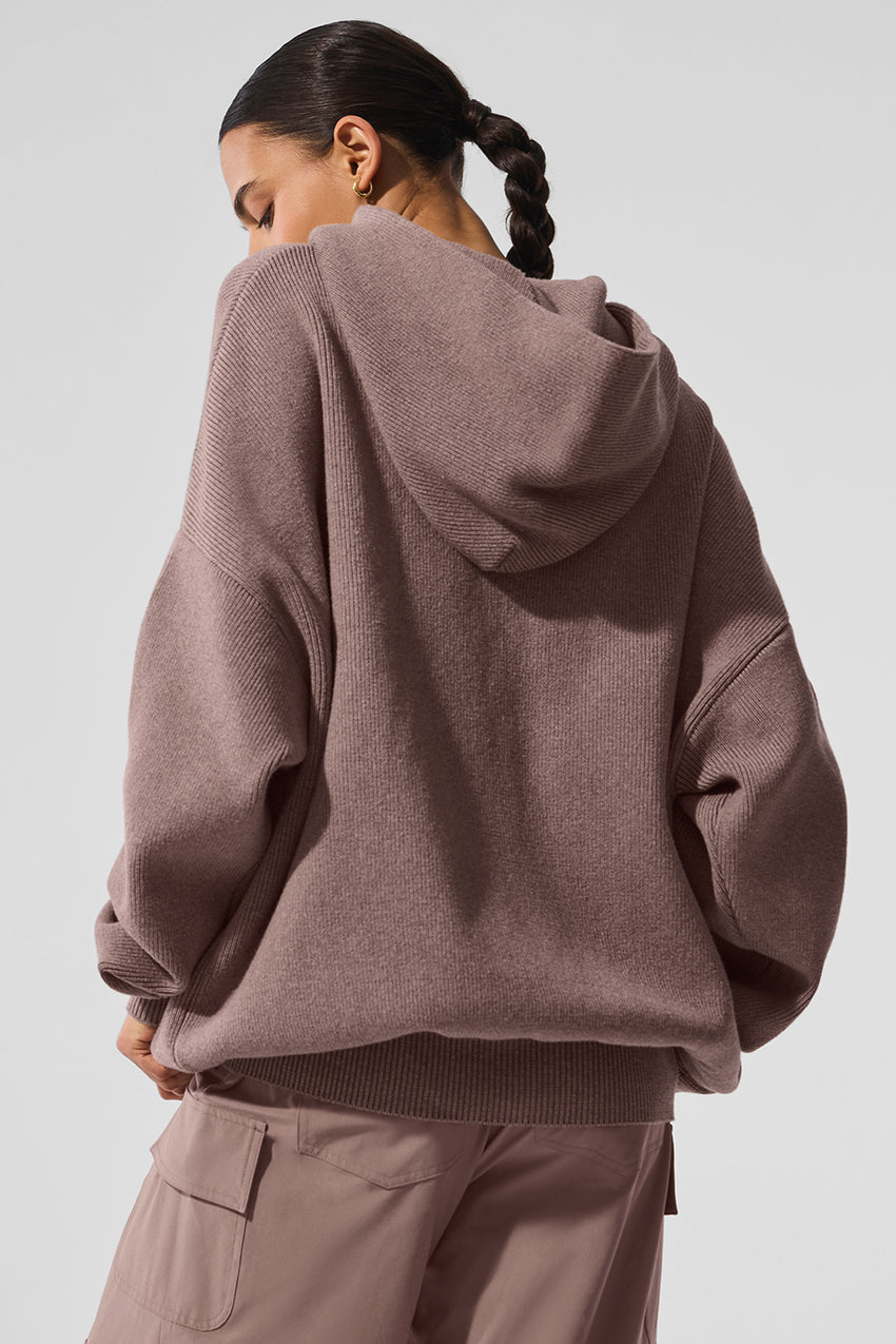 Scholar Hooded Sweater - Ivory