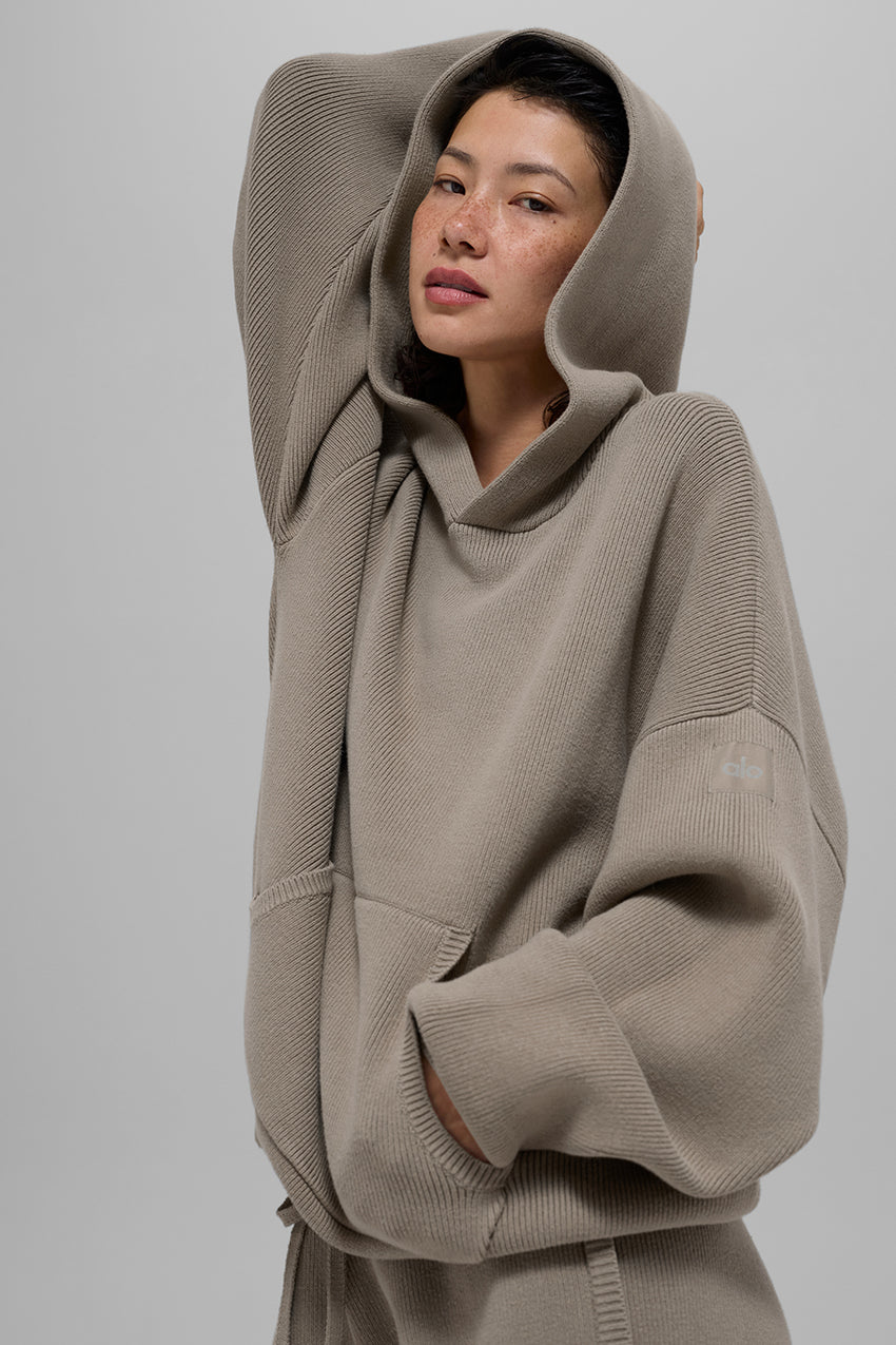 Scholar Hooded Sweater - Ivory