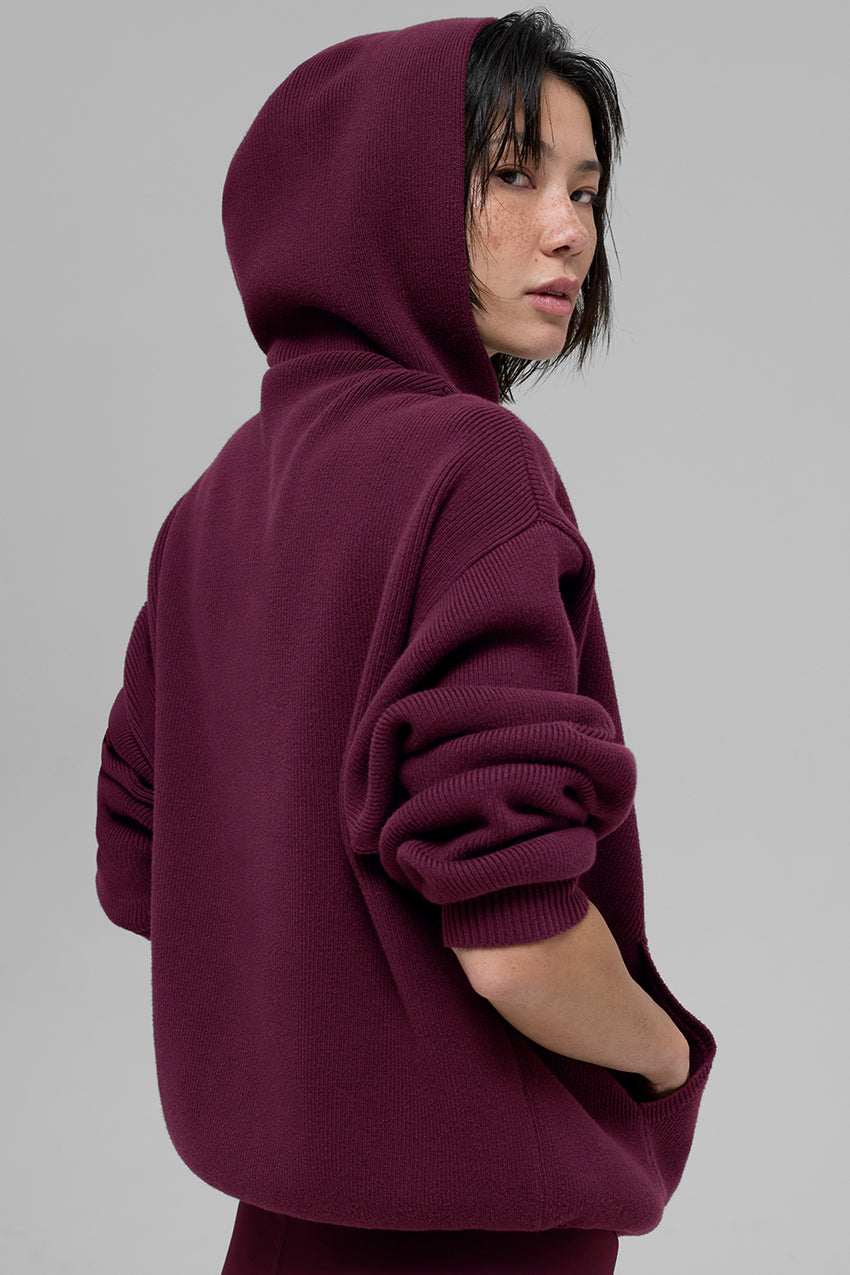 Scholar Hooded Sweater - Ivory