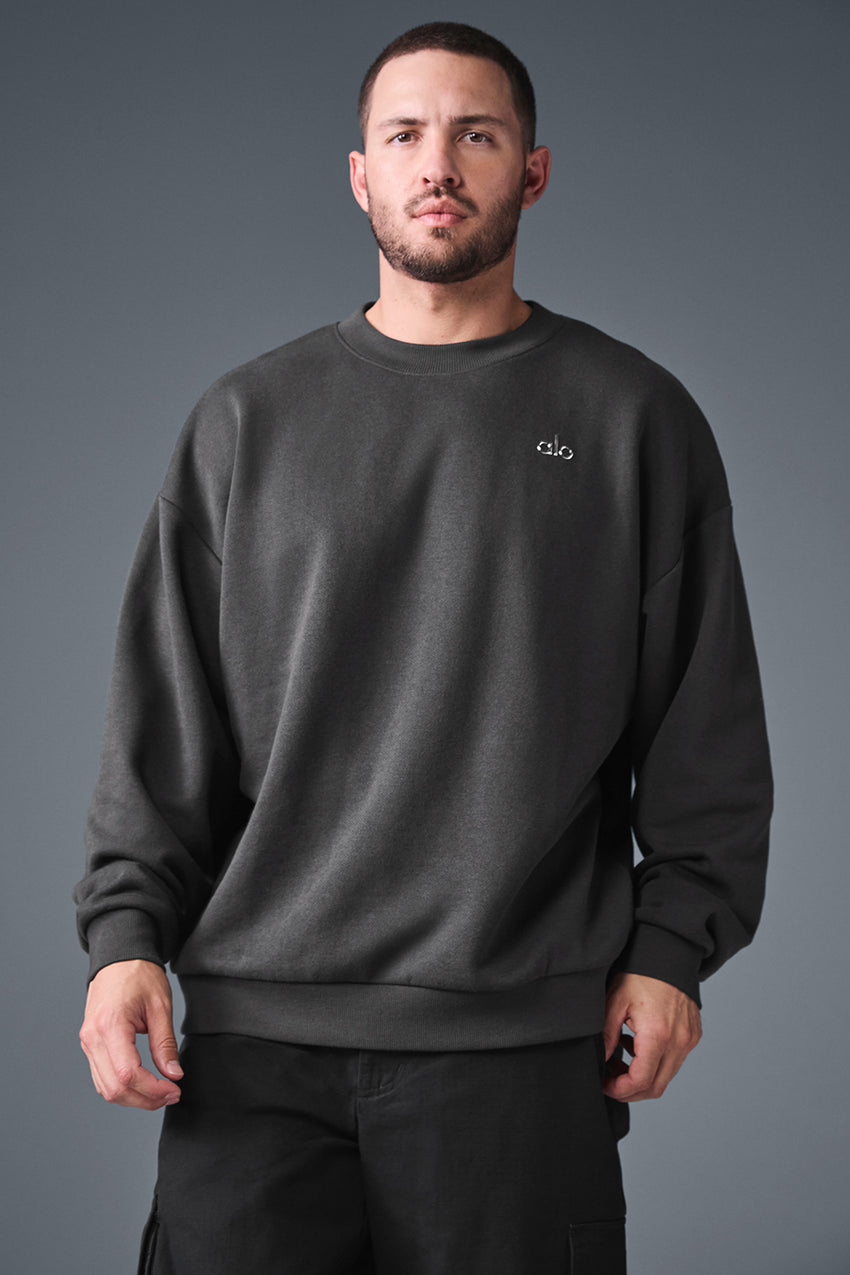 Accolade Crew Neck Pullover - Black