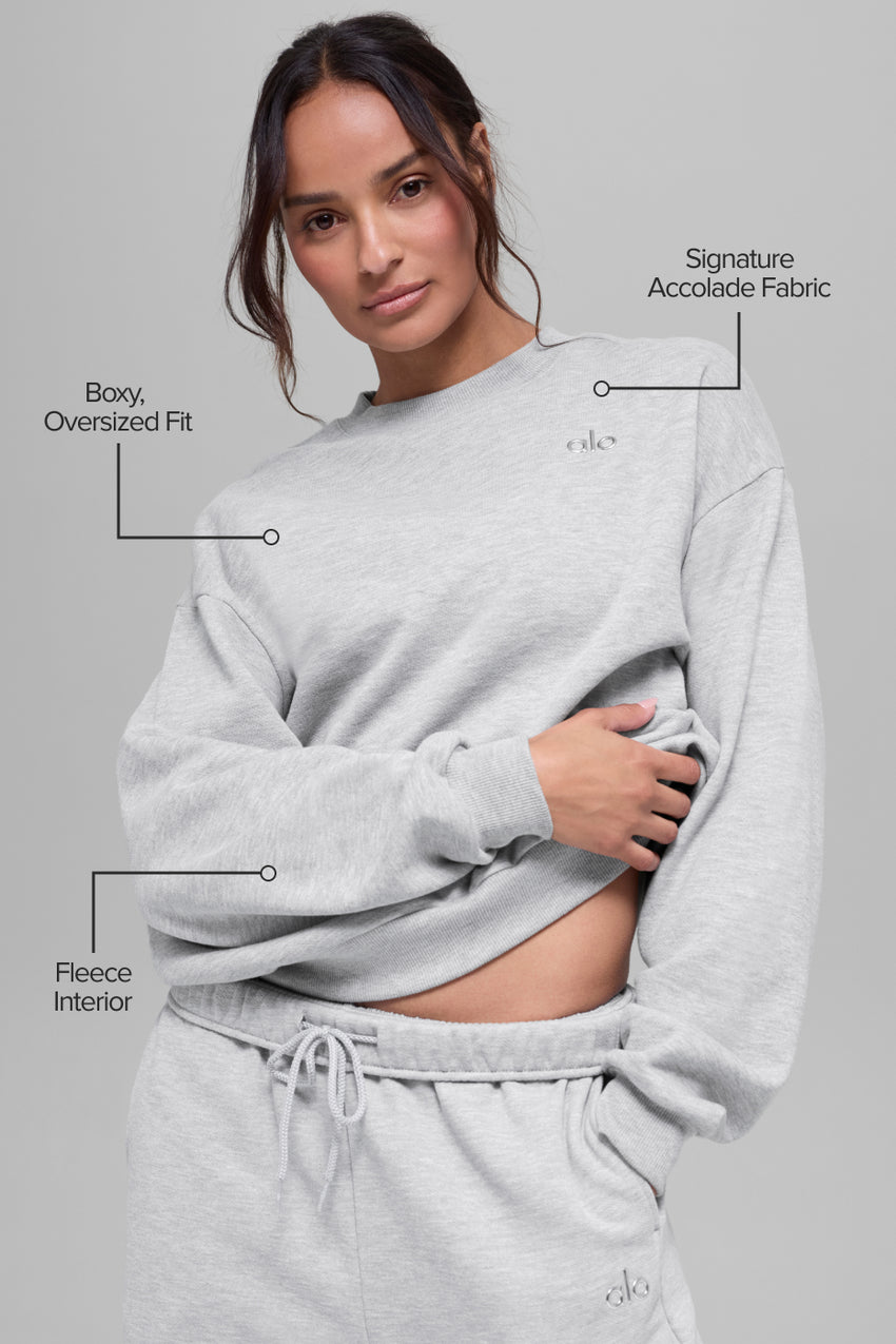Accolade Crew Neck Pullover - Black