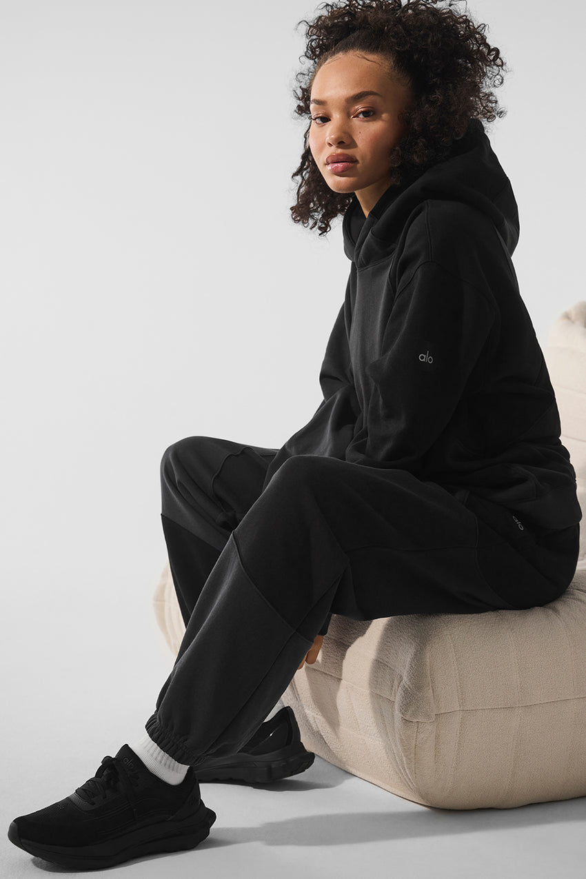 Make Waves Hoodie - Espresso Tonal
