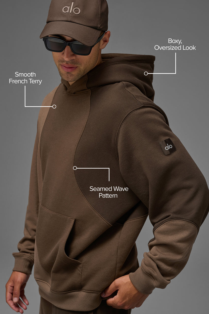 Make Waves Hoodie - Navy Tonal