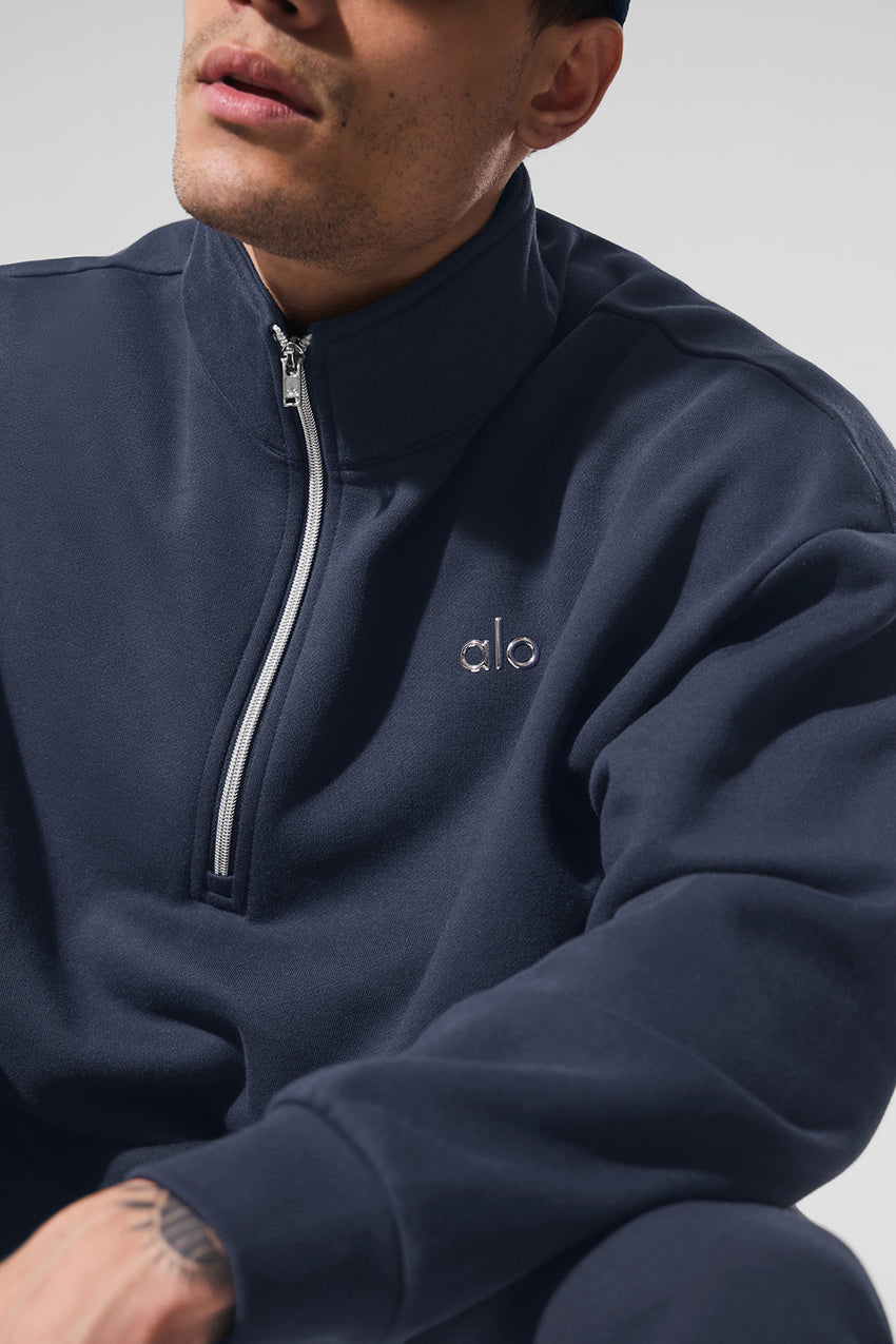 Accolade 1/4 Zip Pullover - Black
