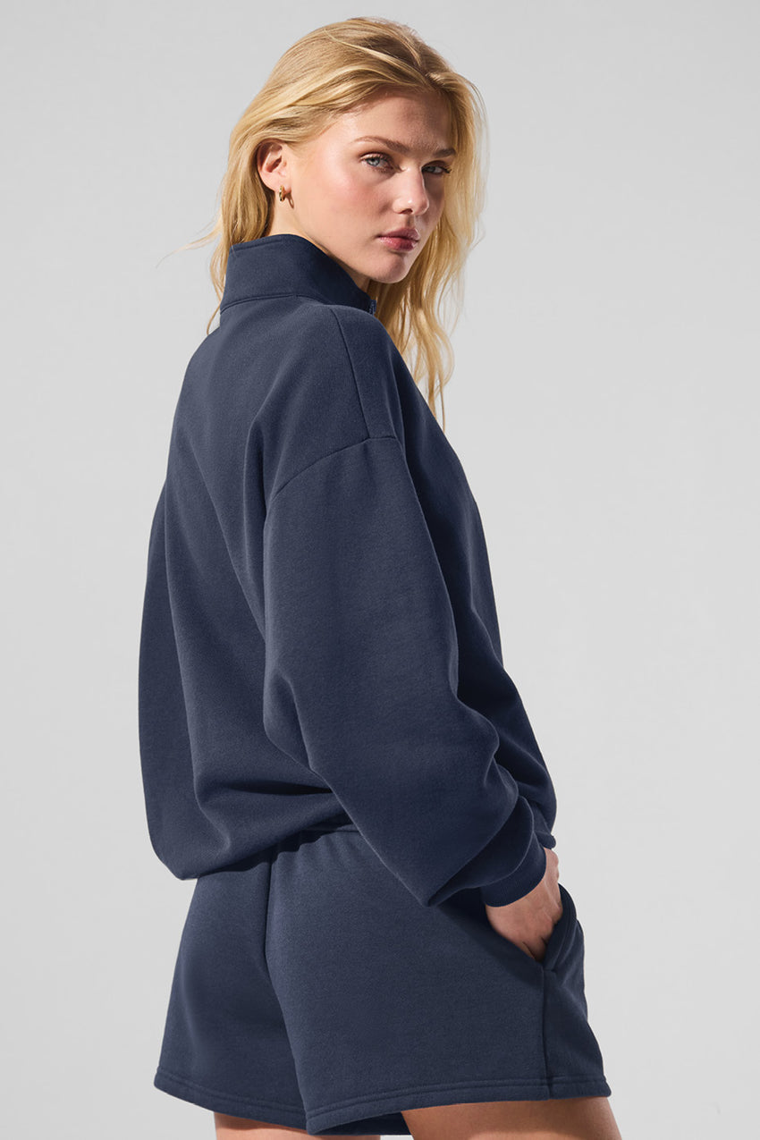 Accolade 1/4 Zip Pullover - Black