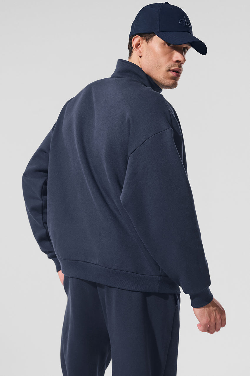 Accolade 1/4 Zip Pullover - Black