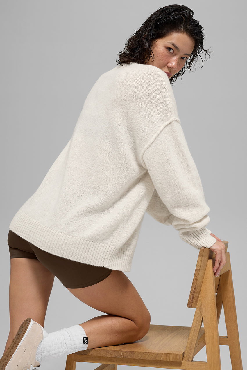 New Class Cashmere Crewneck Sweater - Black