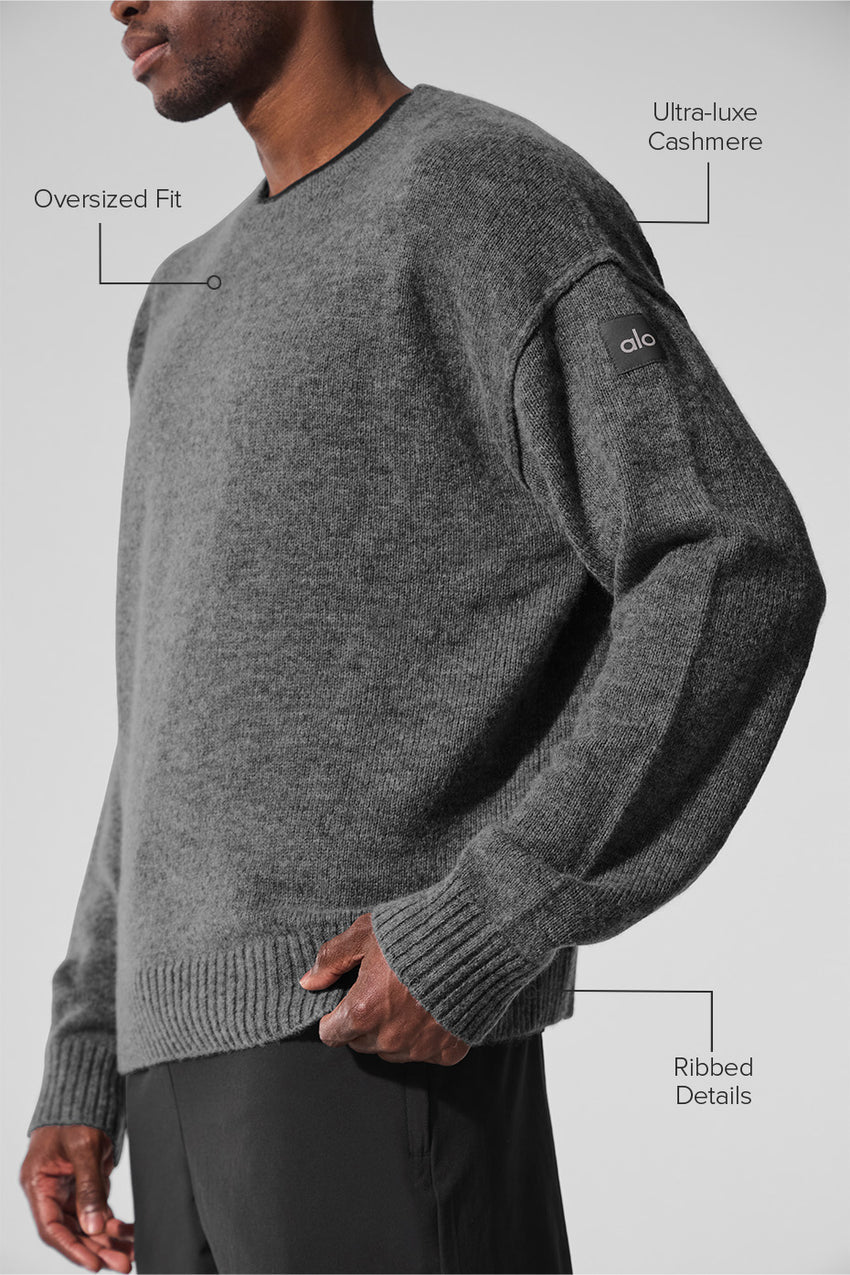 New Class Cashmere Crewneck Sweater - Black
