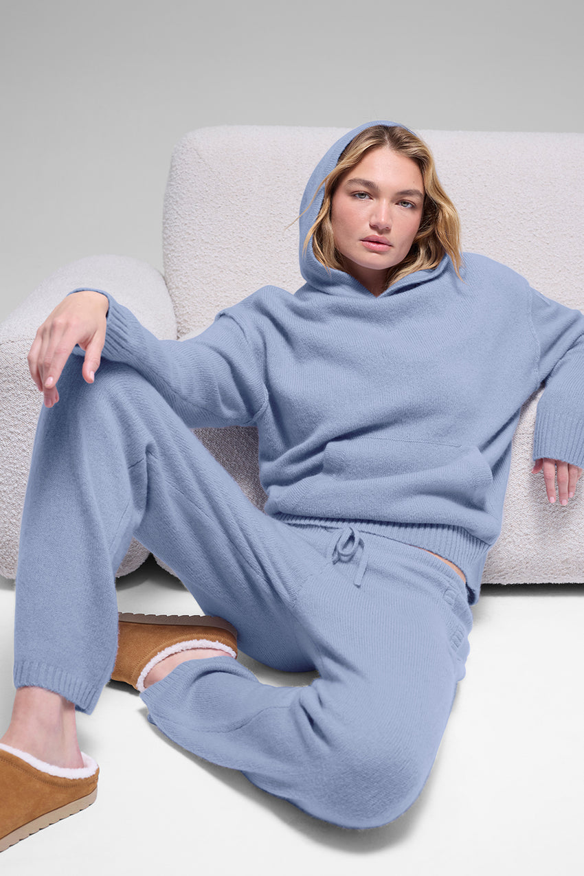 New Class Cashmere Hoodie - Bone Heather
