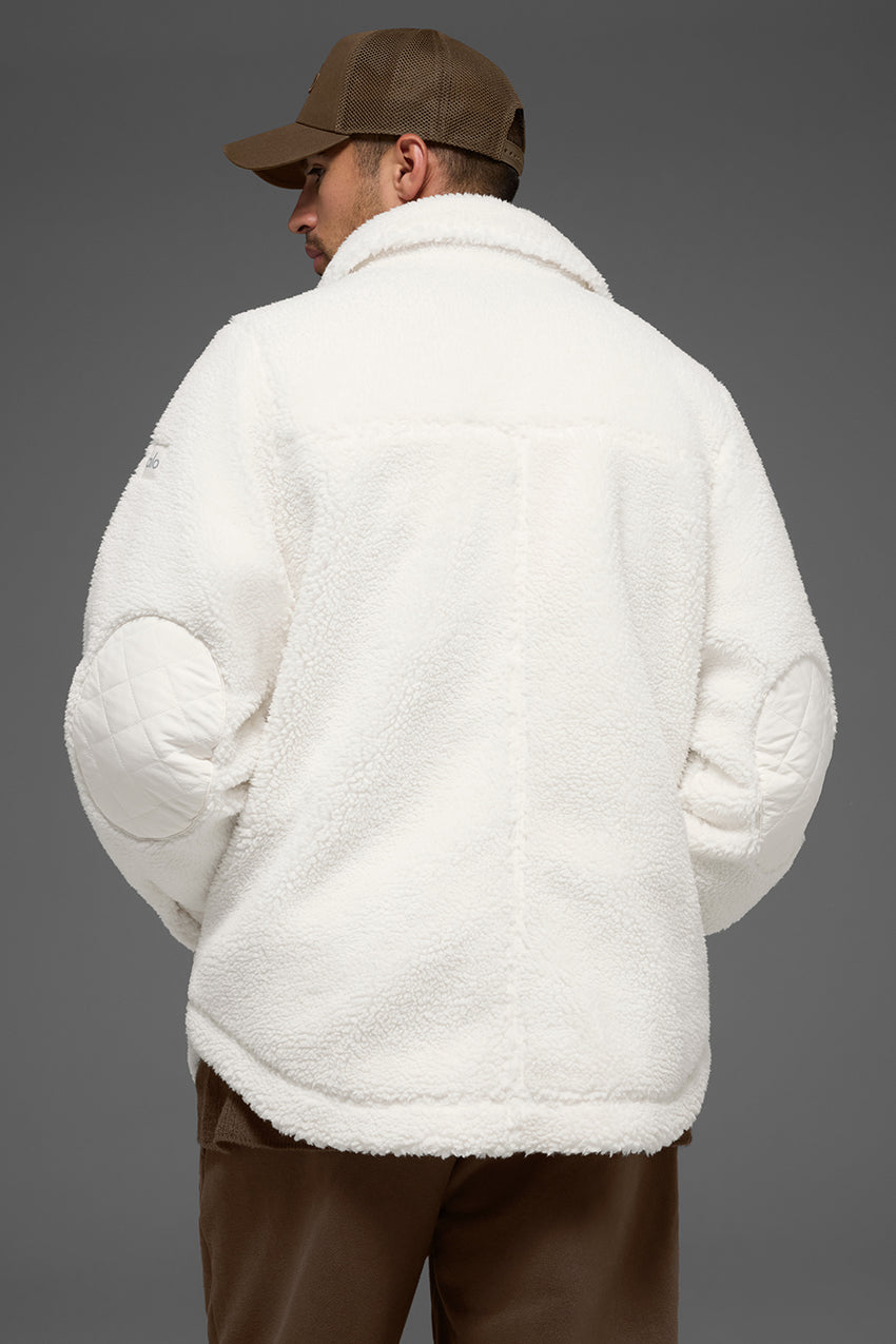 Sherpa Edge Shacket - Black