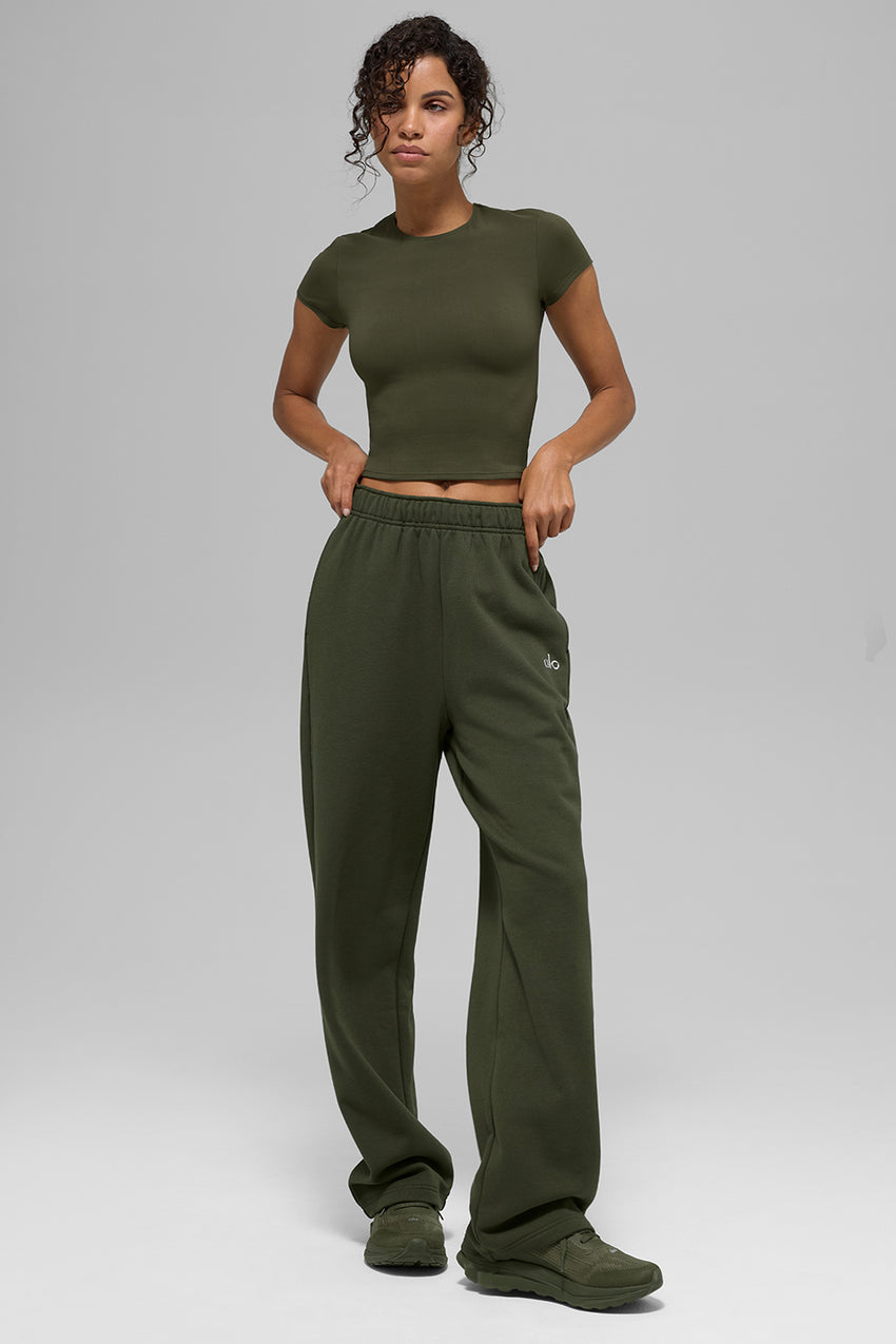Accolade Straight Leg Sweatpant - Black