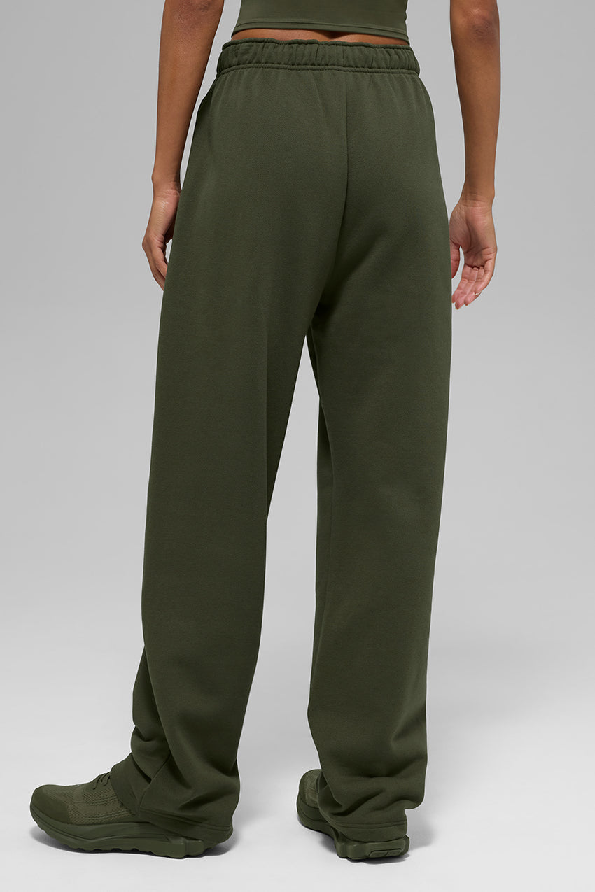 Accolade Straight Leg Sweatpant - Black