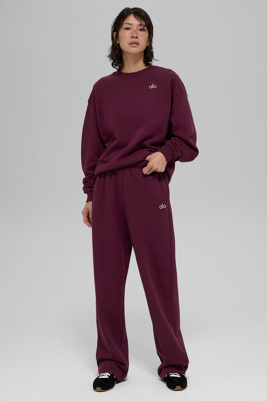 Accolade Straight Leg Sweatpant - Black
