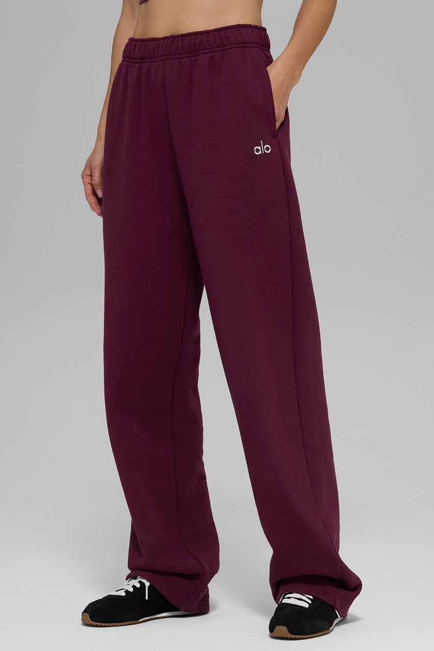 Accolade Straight Leg Sweatpant - Black
