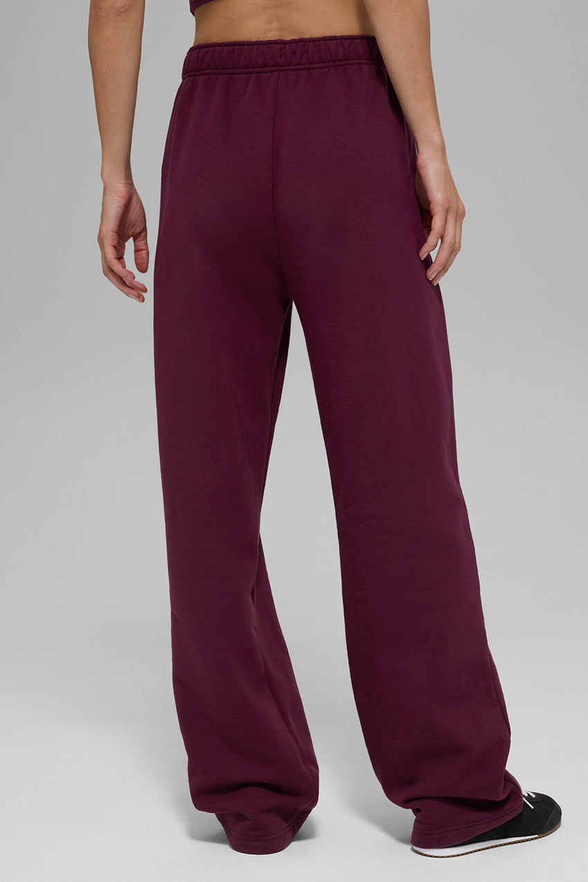 Accolade Straight Leg Sweatpant - Black