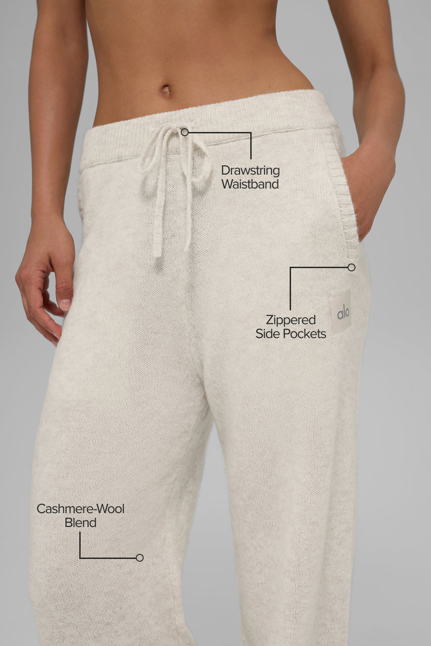 New Class Cashmere Sweatpant - Black