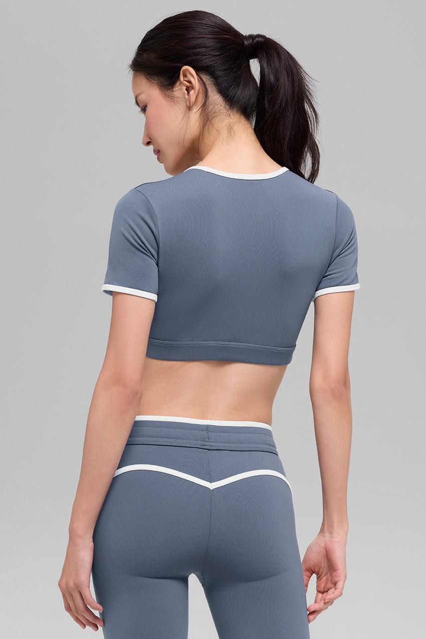 Airbrush Race Pace Short Sleeve - Black/White