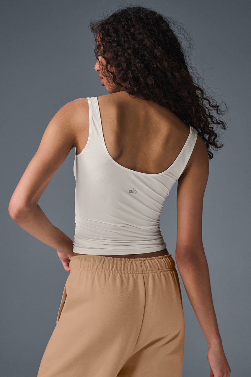 Sheer Glow Tank - Black