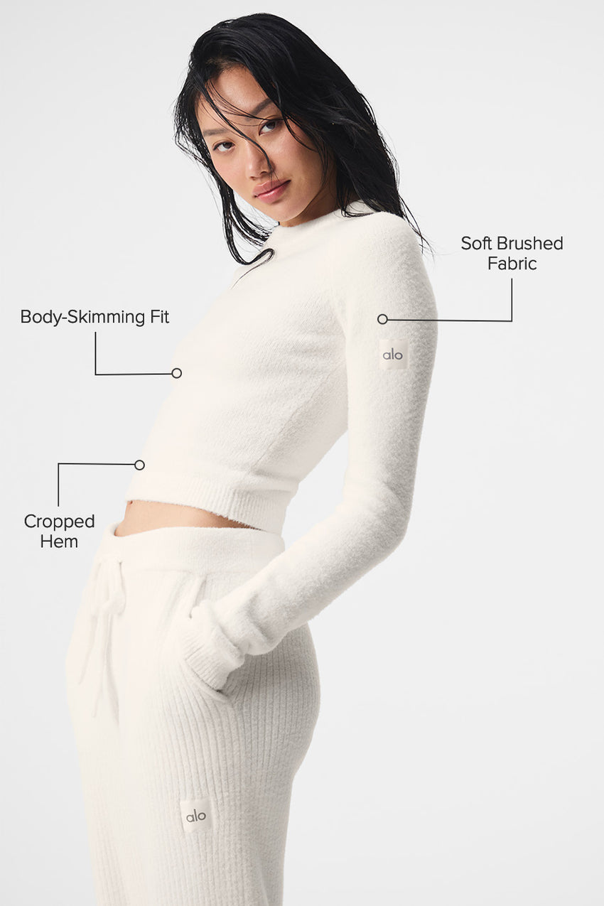 Snuggle Up Sweater Long Sleeve - Black