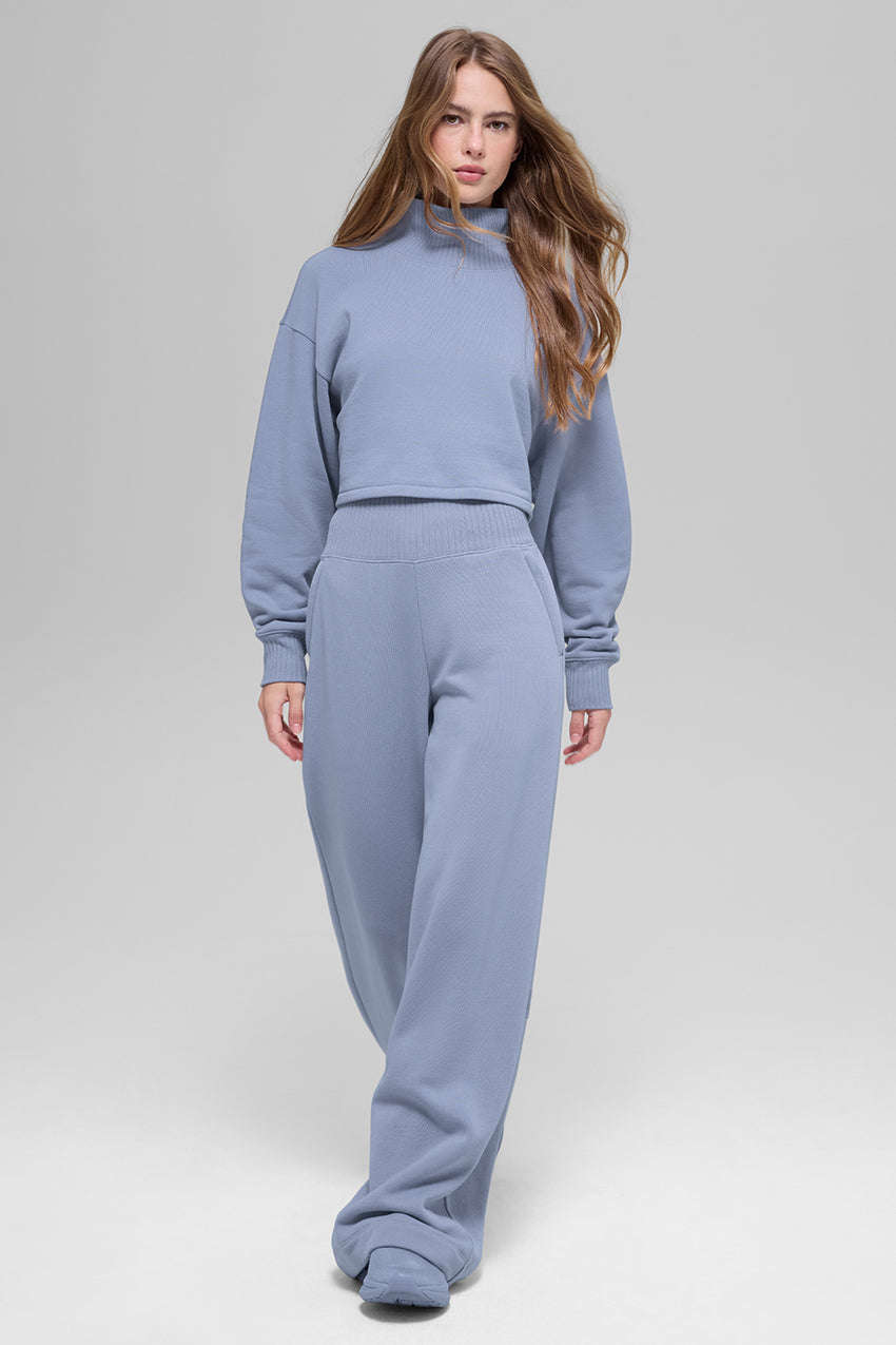 Cropped Serenity Coverup - Athletic Heather Grey