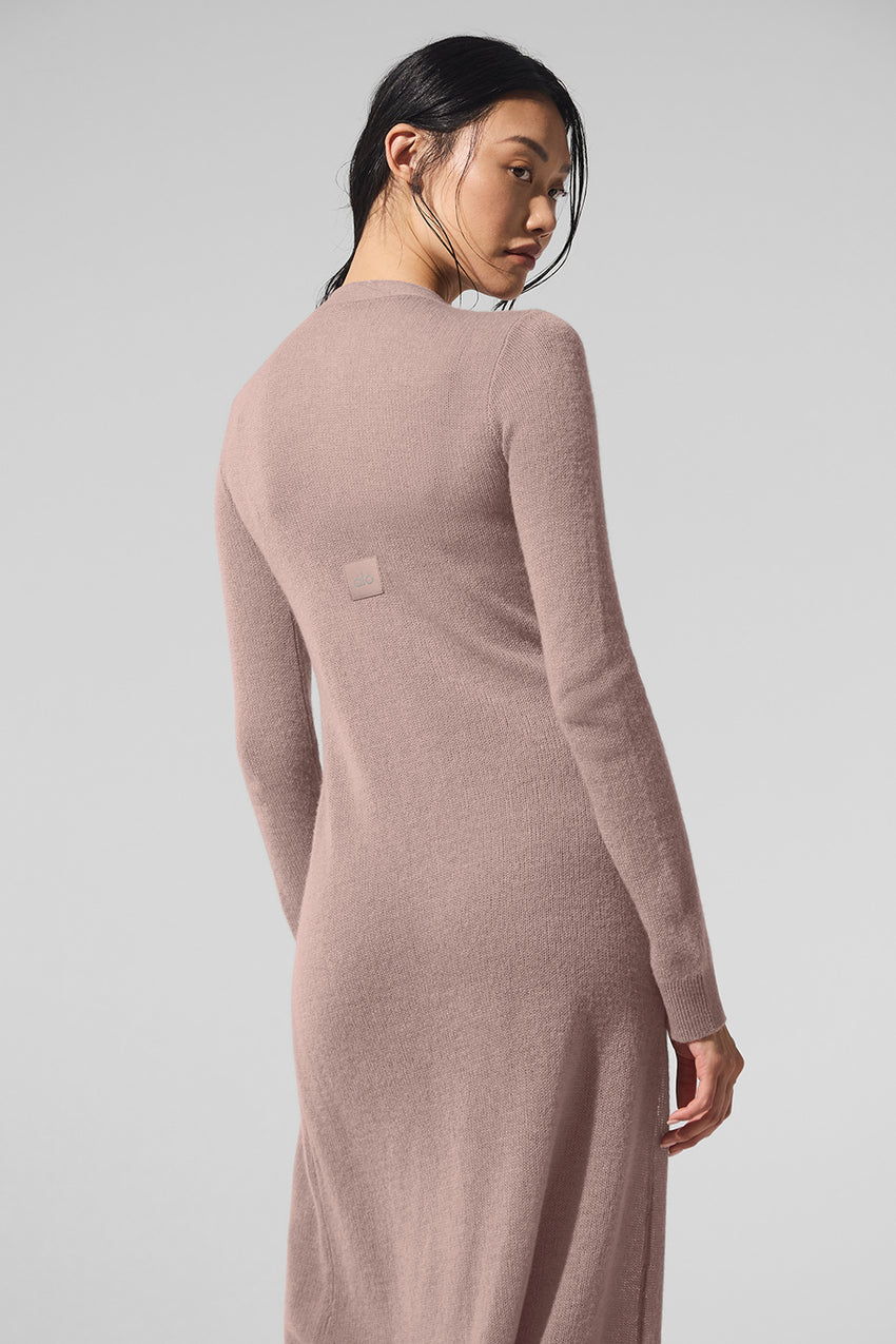 Sheer Cashmere Long Cardigan - Ivory