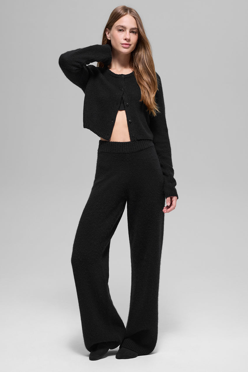 Cashmere New Class Cropped Cardigan - Ivory