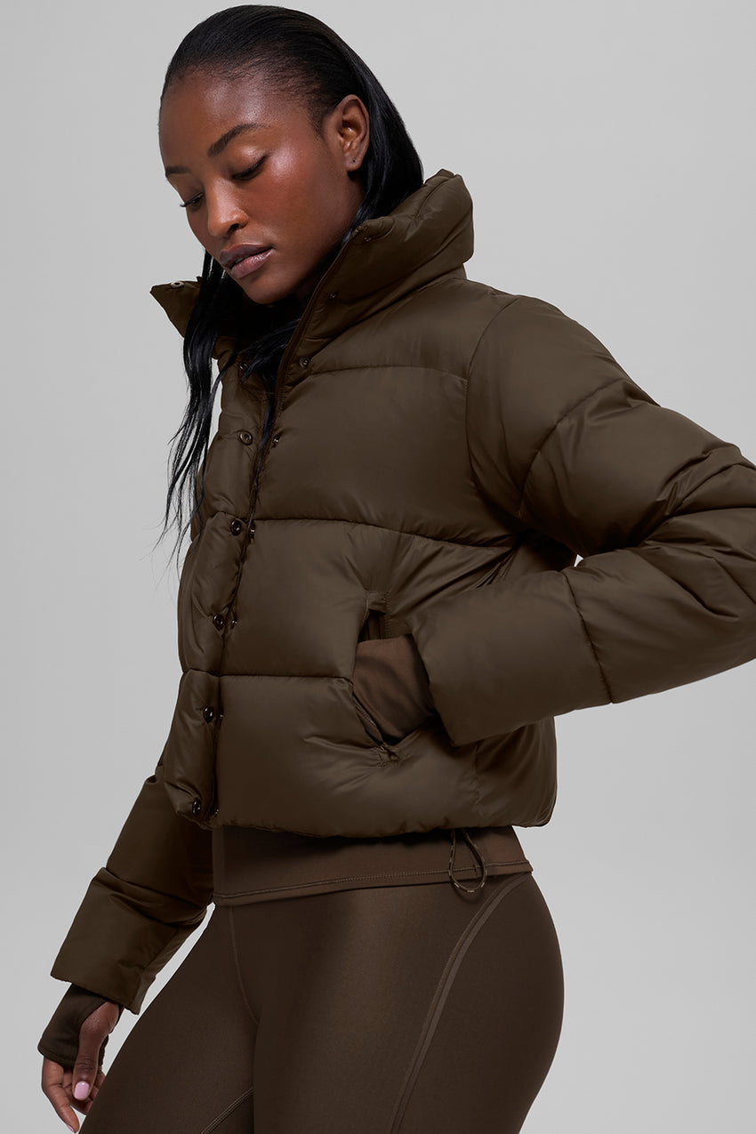 Gold Rush Puffer - Black