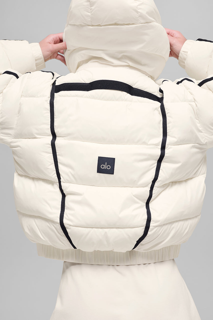 Aspen Love Puffer Jacket - Black