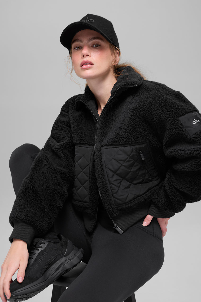 Sherpa Edge Bomber - Ivory