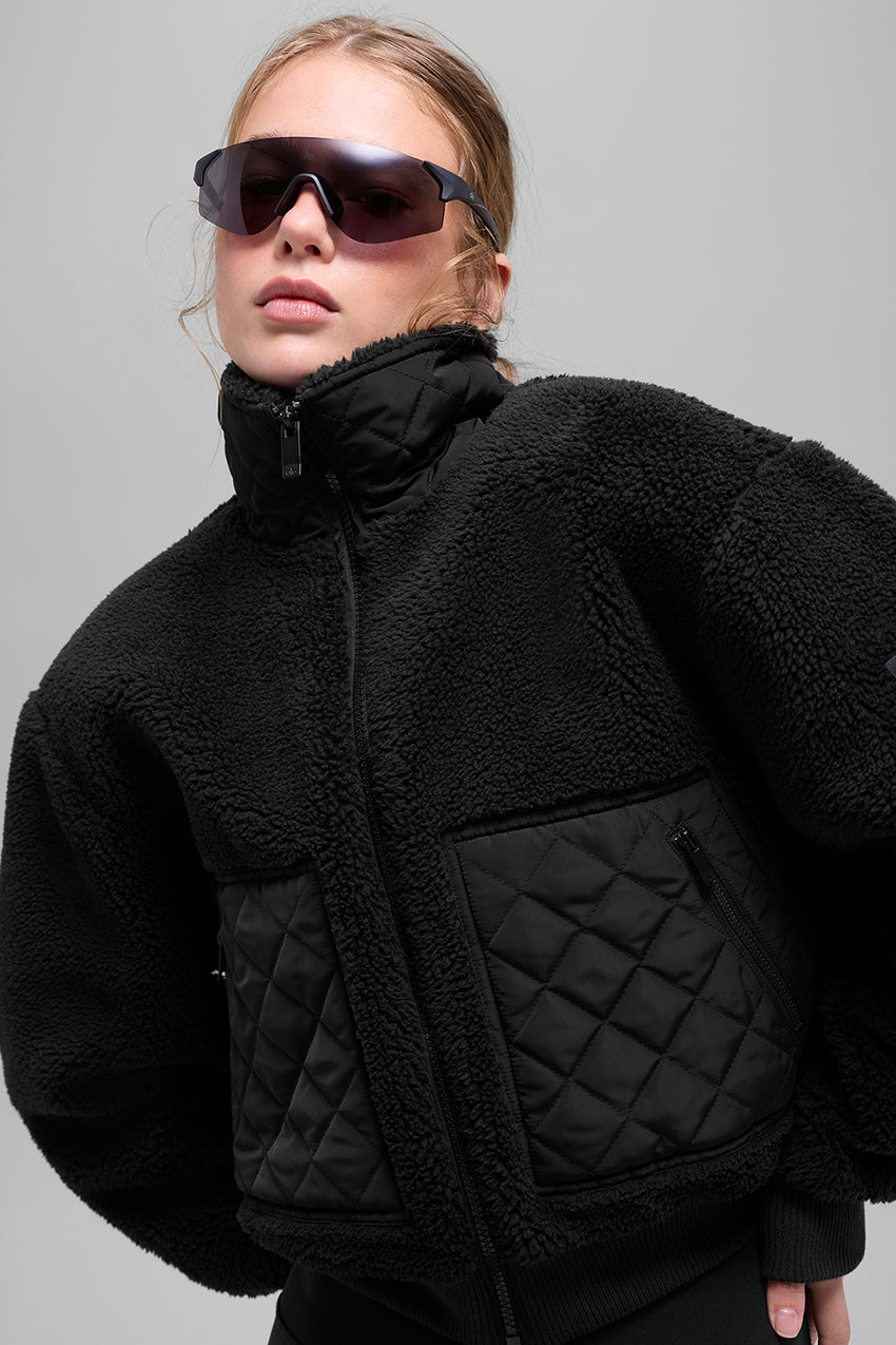Sherpa Edge Bomber - Ivory