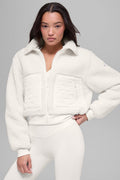 Sherpa Edge Bomber - Ivory