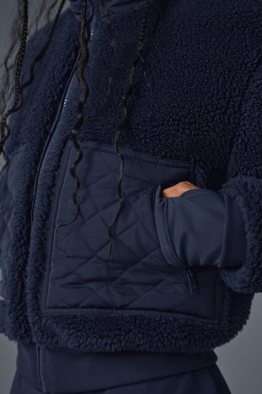 Sherpa Edge Bomber - Ivory