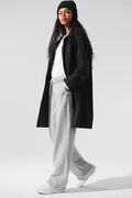 Rain Or Shine Long Coat - Black
