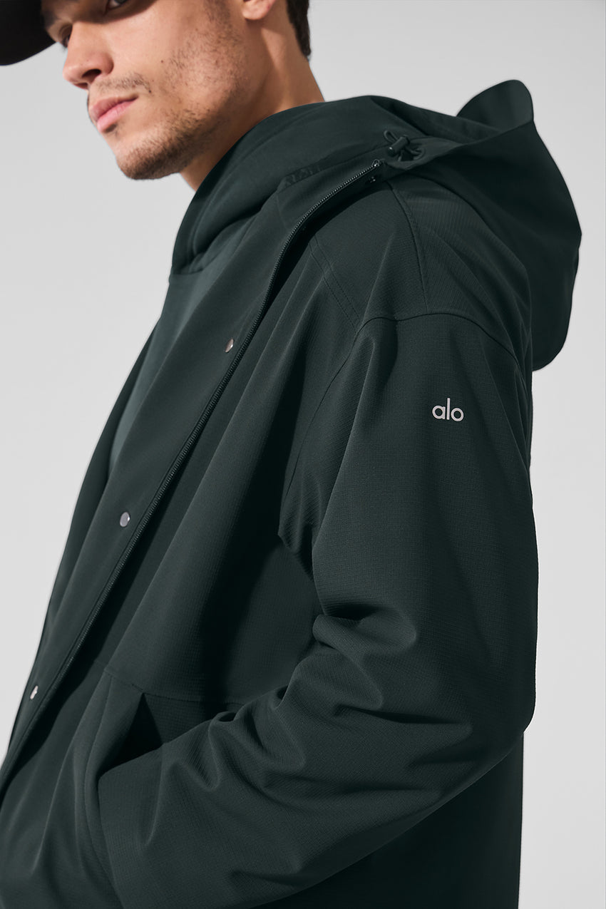 Rain Or Shine Long Coat - Black