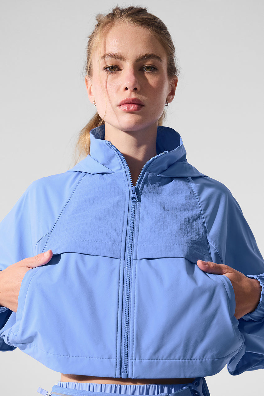 Cropped Playmaker Jacket - Black