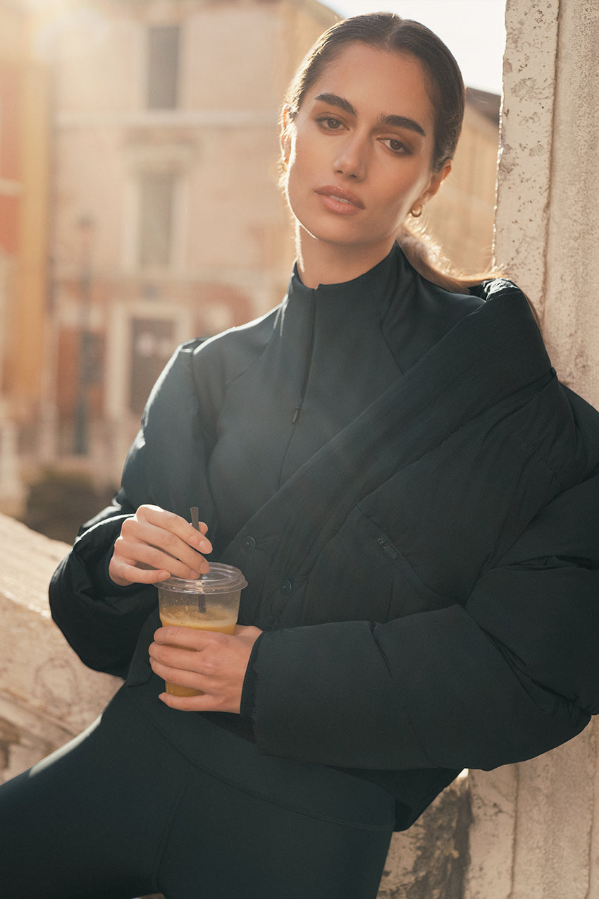 Stargazing Puffer - Black