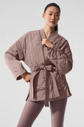 Urbanite Wrap Puffer - Mushroom