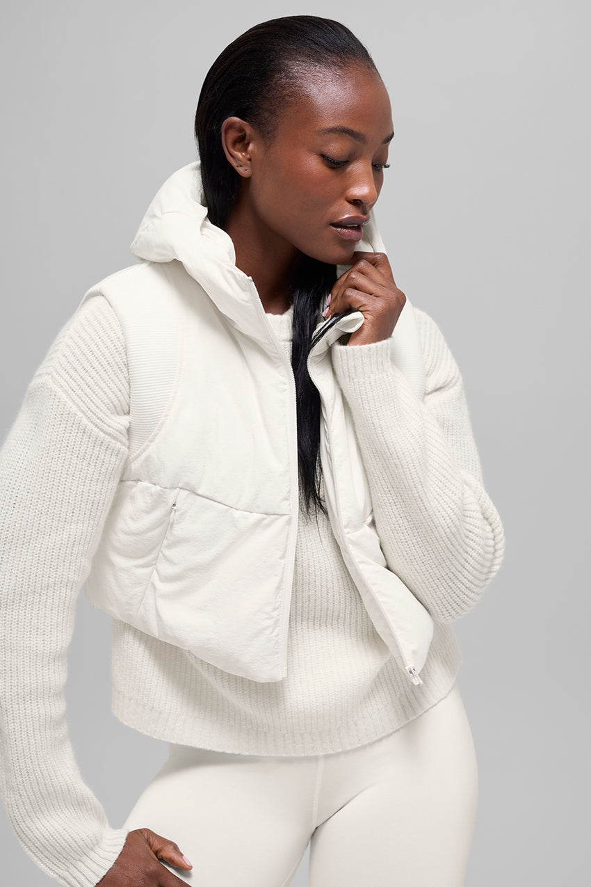Fast Lane Puffer Vest - Black