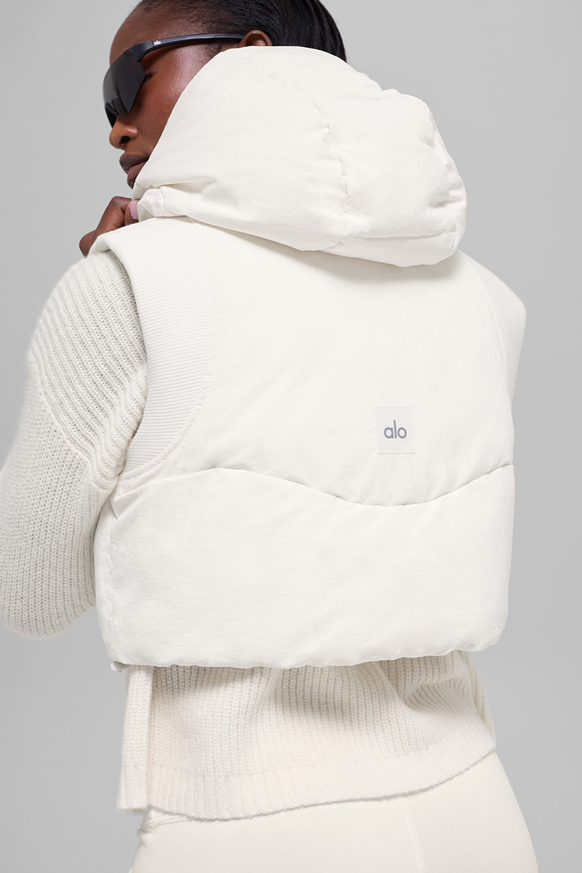 Fast Lane Puffer Vest - Black