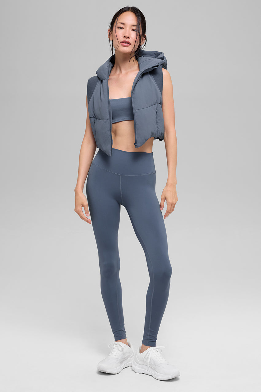 Fast Lane Puffer Vest - Black