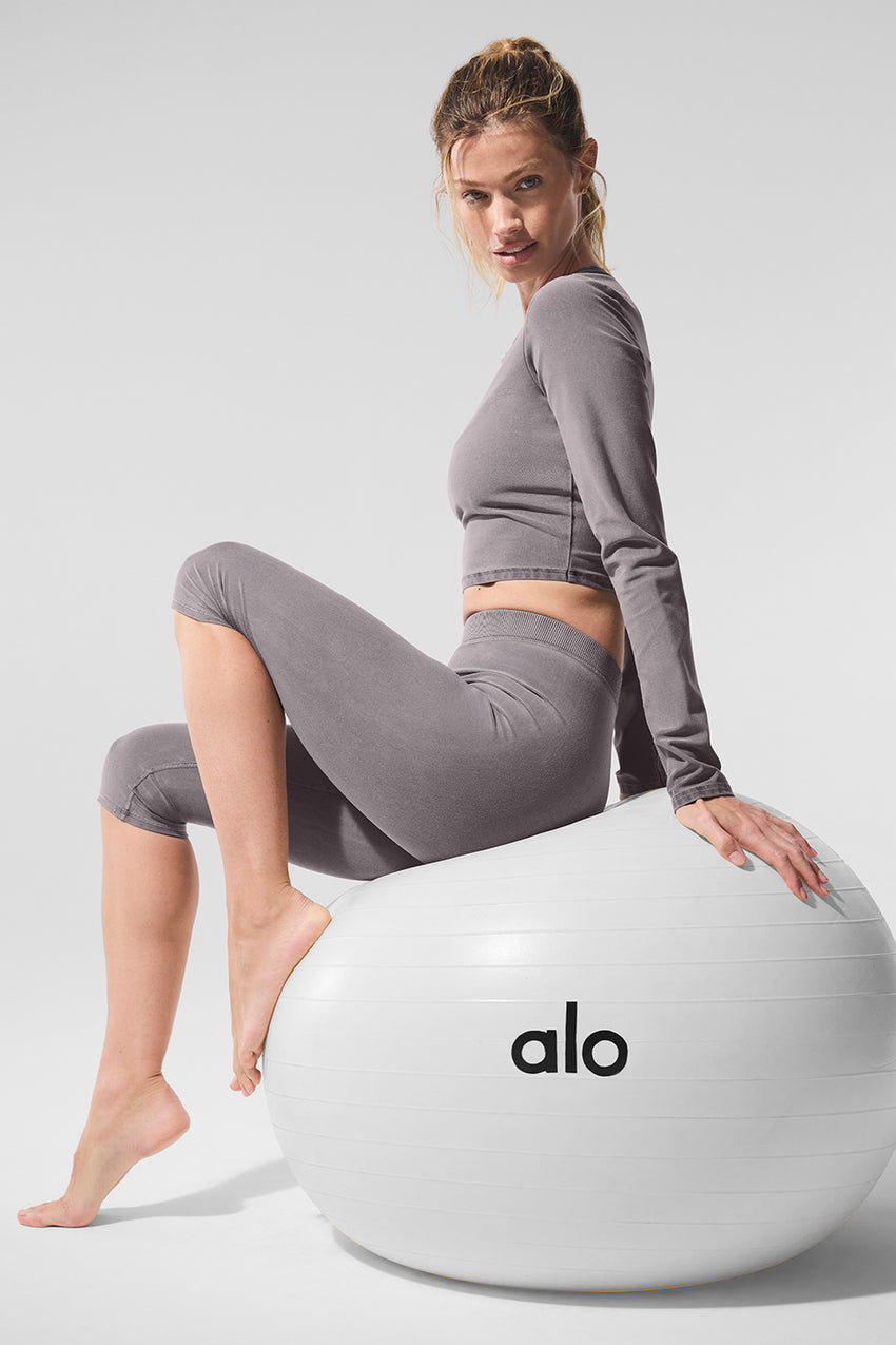 Alosoft High-Waist Iconic 90's Capri - Black