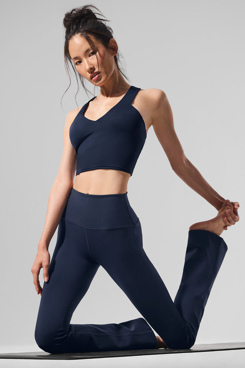 Airbrush High-Waist Bootcut Legging - Black