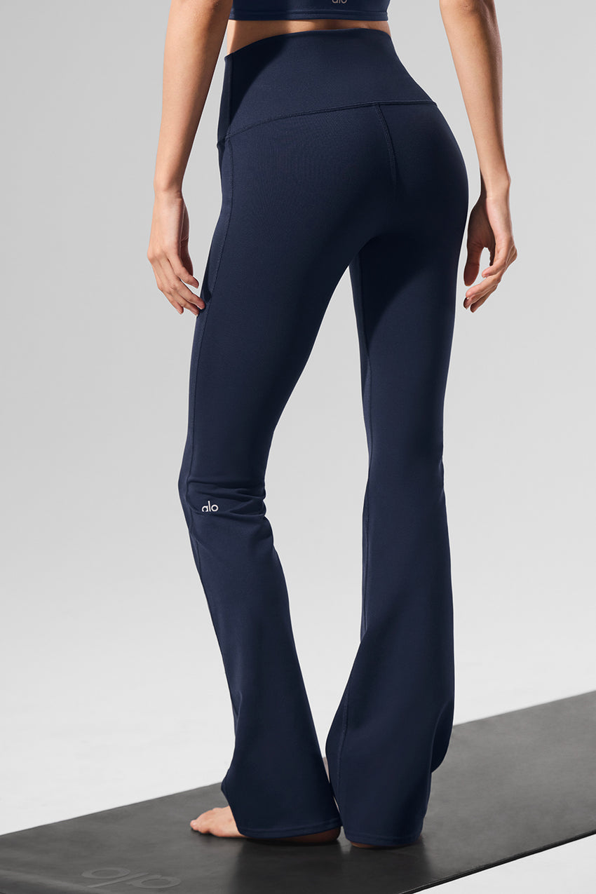 Airbrush High-Waist Bootcut Legging - Black