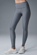 Airlift Winter Warm High-Waist Legging - Steel Grey