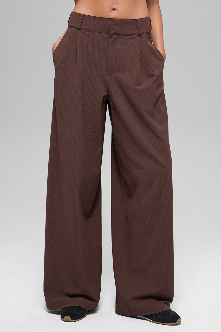High-Waist Dreamscape Trouser (Long) - Black