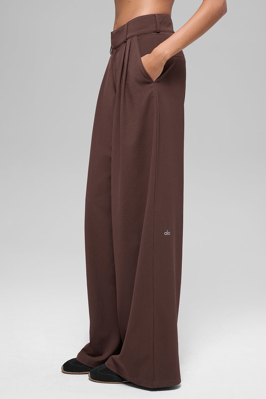 High-Waist Dreamscape Trouser (Long) - Black
