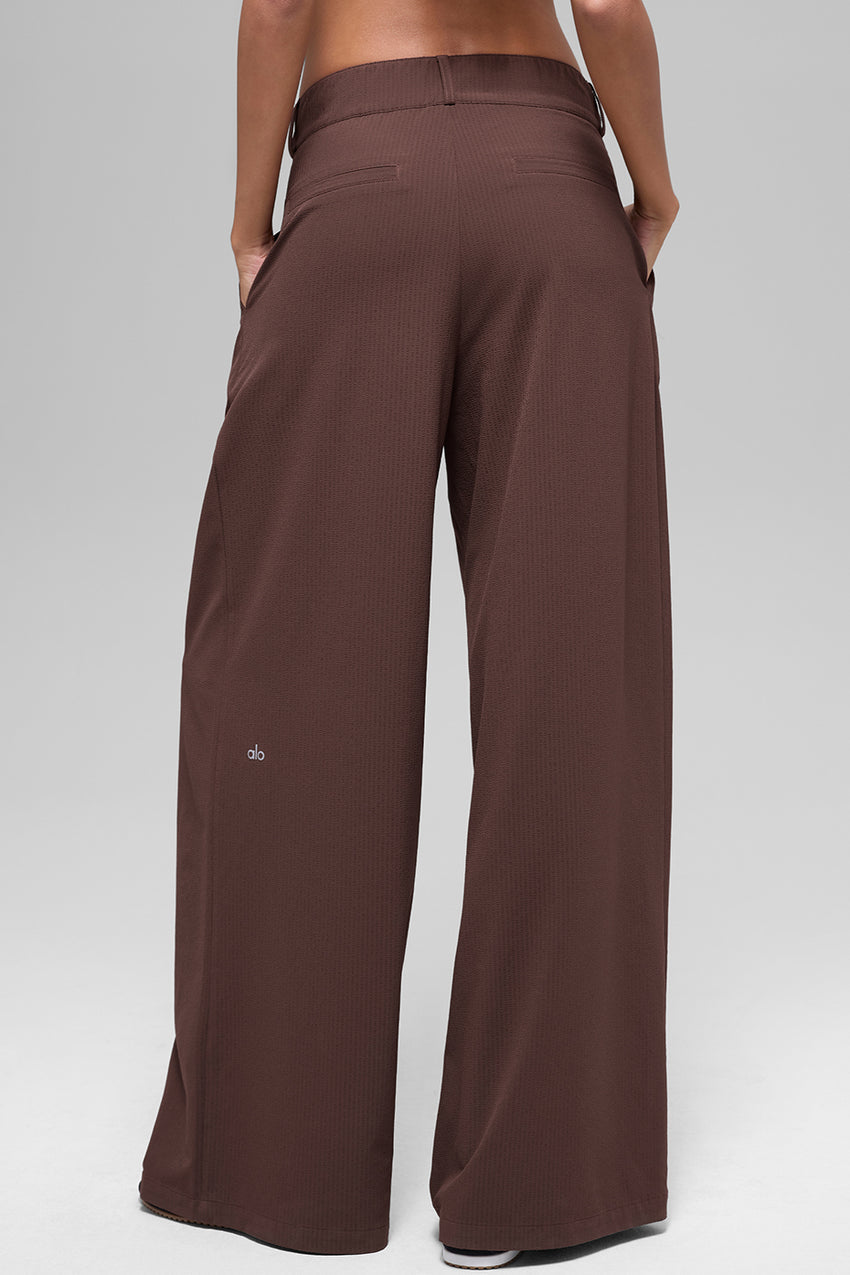 High-Waist Dreamscape Trouser (Long) - Black