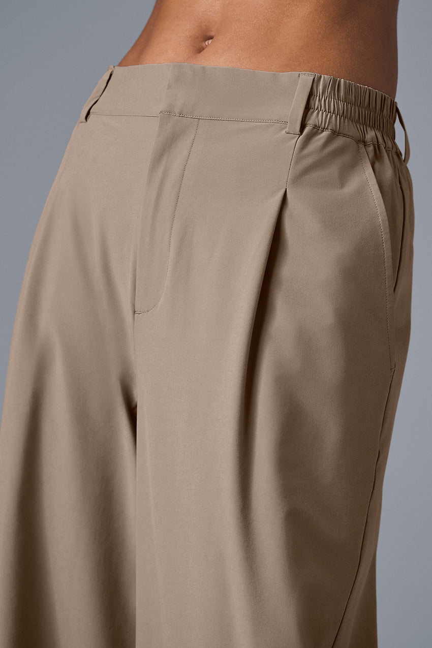 High-Waist Pursuit Trouser (Long) - Black