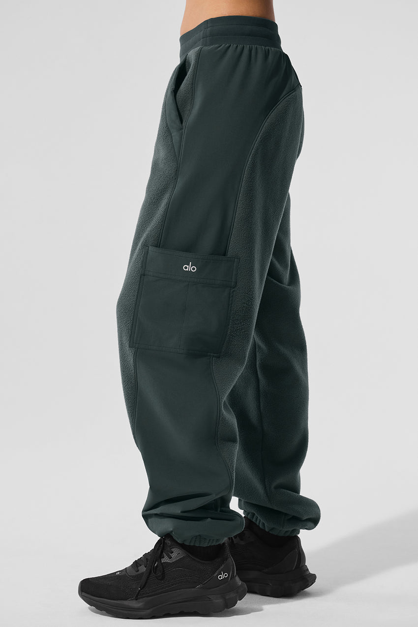 Polar Fleece Wintry Mix Pant - Black